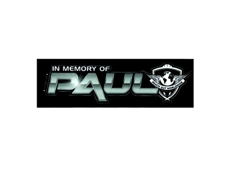 In Memory of Paul Decal - SM